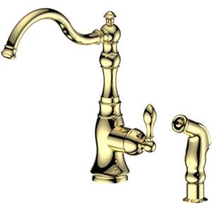 imageZLINE Autograph Edition Renoir Kitchen Faucet in Polished Gold RENKFPG