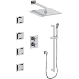 imageZLINE Crystal Bay Thermostatic Shower System with Body Jets in Chrome CBYSHST3CH