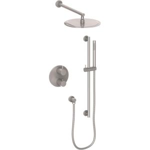 imageZLINE Emerald Bay Thermostatic Shower System in Brushed Nickel EMBYSHST2BN