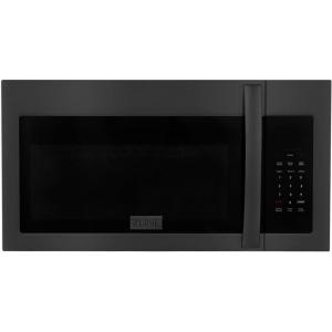 imageZLINE Over the Range Convection Microwave Oven in Black Stainless Steel with Modern Handle and Sensor Cooking
