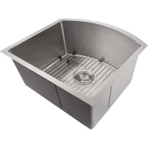 imageZLINE Telluride 22 Inch Undermount Single Bowl Sink in Snow Stainless Steel SCS22S