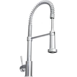 imageZline APLKFCH Apollo Pull Down Spring Kitchen Faucet Chrome PVD Technology 360Degree Swivel 18 GallonMinute Flow Rate HighPressure Anti Splash Single Handle