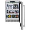 imageZ Line Kitchen and Bath ZLINE 24 in Touchstone 151 Can Beverage Fridge With Stainless Steel Glass Door RBSOGS24