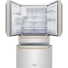 imageZLINE Autograph 36 in CounterDepth Refrigerator with Bronze Traditional Handles RFMZW36CB