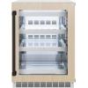 imageZLINE Autograph Edition 24 in Touchstone 151 Can Beverage Fridge With Panel Ready Glass Door And Matte Black Handle RBSPOZ24MB