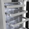 imageZLINE Autograph Edition 24 in Touchstone 151 Can Beverage Fridge With Panel Ready Glass Door And Matte Black Handle RBSPOZ24MB