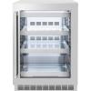 imageZ Line Kitchen and Bath ZLINE 24 in Touchstone 151 Can Beverage Fridge With Stainless Steel Glass Door RBSOGS24