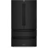 imageZLINE 36 in 225 cu ft CounterDepth French Door Refrigerator with Ice Maker in FingerprintResistant Black Stainless Steel RFM36BS