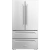 imageZLINE 36 in 225 cu ft CounterDepth French Door Refrigerator with Ice Maker in FingerprintResistant Stainless Steel RFM36