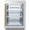 imageZLINE Autograph Edition 24 in Touchstone 151 Can Beverage Fridge With Stainless Steel Glass Door And Champagne Bronze Handle RBSOZGS24CB