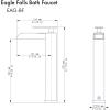 imageZLINE Eagle Falls Bath Faucet in Polished Gold EAGBFPG