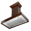 imageZLINE 30 Ducted Wooden Wall Mount Range Hood in Walnut with Remote Motor