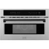 imageZLINE Autograph Edition 30 16 cu ft Builtin Convection Microwave Oven in Stainless Steel and Matte Black Accents