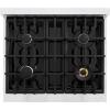 imageZLINE 30 in 42 cu ft Classic Gas Range with 4 Burner Cooktop and Convection Gas Oven in Satin Stainless Steel CGRS30
