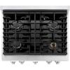imageZLINE 30 in 42 cu ft Paramount Gas Range with 4 Burner Cooktop and Convection Gas Oven in Satin Stainless Steel SGRS30