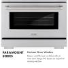 imageZLINE 30 in 42 cu ft Paramount Gas Range with 4 Burner Cooktop and Convection Gas Oven in Stainless Steel SGR30