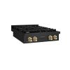 imageZLINE 30 in Autograph Edition Paramount Gas Rangetop with 4 Burners and Porcelain Cooktop in Black Stainless Steel with Polished Gold Accents SRTBZ30G