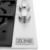 imageZLINE 30 in Gas Cooktop with 4 Brass Burners and Black Porcelain Top RCBR30PBT