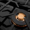imageZLINE 30 in Gas Cooktop with 4 Brass Burners and Black Porcelain Top RCBR30PBT