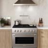 imageZLINE 36 in 52 cu ft Paramount Gas Range with 6 burner Cooktop and Convection Gas Oven in Satin Stainless Steel SGRS36