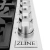 imageZLINE 36 in Gas Cooktop with 6 Brass Burners and Black Porcelain Top RCBR36PBT