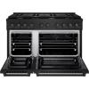 imageZLINE 48 in 67 cu ft Paramount Double Oven Gas Range with 8 Burner Cooktop in Black Stainless Steel SGRB48
