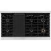 imageZLINE 48 in Paramount Gas Rangetop with 8 Burners and Porcelain Cooktop in Stainless Steel SRT48