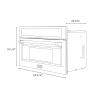 imageZLINE Autograph Edition 30 in 16 cu ft Builtin Convection Microwave Oven in Satin Stainless Steel and Champagne Bronze Accents MWOZ30SSCB