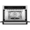 imageZLINE Autograph Edition 30 in 16 cu ft Builtin Convection Microwave Oven in Satin Stainless Steel and Matte Black Accents MWOZ30SSMB
