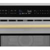 imageZLINE Autograph Edition 30 in 16 cu ft Builtin Convection Microwave Oven in Satin Stainless Steel and Polished Gold Accents MWOZ30SSG