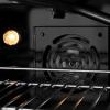 imageZLINE Autograph Edition 30 in 42 cu ft Paramount Gas Range with 4 Burner Cooktop and Convection Gas Oven in Black Stainless Steel and Champagne Bronze Accents SGRBZ30CB