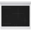 imageZLINE Autograph Edition 30 in 42 cu ft Paramount Induction Range with 4 Element Cooktop and Electric Convection Oven in Satin Stainless Steel with White Matte Door and Champagne Bronze Accents
