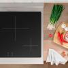 imageZLINE Autograph Edition 30 in 42 cu ft Paramount Induction Range with 4 Element Cooktop and Electric Convection Oven in Stainless Steel with Polished Gold Accents SINRZ30G