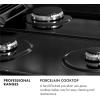 imageZLINE Autograph Edition 36 in 52 cu ft Paramount Gas Range with 6 Burner Cooktop and Convection Gas Oven in Stainless Steel and Champagne Bronze Accents SGRZ36CB