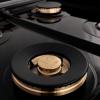 imageZLINE Autograph Edition 60 in 74 cu ft Legacy Dual Fuel Range with 9 Burner Gas Cooktop and 2 Electric Convection Ovens in Satin Stainless Steel and Champagne Bronze Accents RASZSN60CB