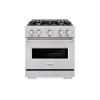 imageZLINE 30 in 42 cu ft Classic Dual Fuel Range with 4 Burner Gas Cooktop and Electric Convection Oven in Stainless Steel CDR30