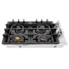 imageZLINE 30 in Gas Cooktop with 4 Brass Burners and Black Porcelain Top RCBR30PBT