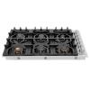imageZLINE 36 in Gas Cooktop with 6 Brass Burners and Black Porcelain Top RCBR36PBT