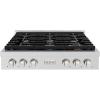 imageZLINE 36 in Paramount Gas Rangetop with 6 Burners and Porcelain Cooktop in Stainless Steel SRT36