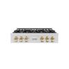 imageZLINE Autograph Edition 36 in Classic Gas Rangetop with 6 Burners and Porcelain Cooktop in Stainless Steel with Polished Gold Accents RTZ36G
