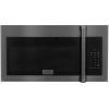 imageZLINE 30 15 cu ft Over the Range Microwave in Black Stainless Steel with Traditional Handle and Set of 2 Charcoal Filters MWOOTRCFH30BS