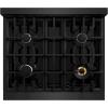 imageZLINE 30 in 42 cu ft Classic Gas Range with 4 Burner Cooktop and Convection Gas Oven in Black Stainless Steel CGRB30