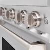 imageZLINE 30 in 42 cu ft Classic Gas Range with 4 Burner Cooktop and Convection Gas Oven in Stainless Steel CGR30
