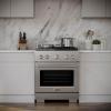 imageZLINE 30 in 42 cu ft Paramount Gas Range with 4 Burner DuoPro Cooktop and Convection Gas Oven in Stainless Steel PSGR30