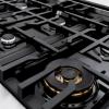 imageZLINE 36 in 52 cu ft Classic Dual Fuel Range with 6 Burner Gas Cooktop and Electric Convection Oven in Satin Stainless Steel CDRS36