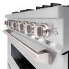 imageZLINE 36 in 52 cu ft Classic Gas Range with Convection Gas Oven in Stainless Steel with 6 Brass Burners CGRBR36