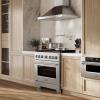 imageZLINE 36 in 52 cu ft Paramount Dual Fuel Range with 6 Burner DuoPro Cooktop and Electric Convection Oven in Satin Stainless Steel PSDRS36