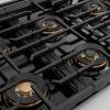 imageZLINE 36 in 52 cu ft Paramount Dual Fuel Range with 6 Burner DuoPro Cooktop and Electric Convection Oven with Black Matte Door PSDRBLM36
