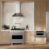 imageZLINE 36 in 52 cu ft Paramount Gas Range with 6 Burner DuoPro Cooktop and Convection Gas Oven in Satin Stainless Steel PSGRS36