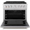 imageZLINE 36 in 52 cu ft Paramount Gas Range with 6 Burner DuoPro Cooktop and Convection Gas Oven in Stainless Steel PSGR36